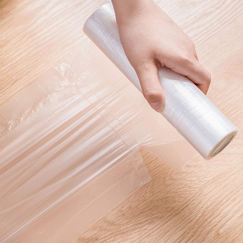 BESTEASY Food Storage Bags, 16" X 20" Clear Plastic Produce Bags on a Roll, Durable Plastic Bags for Bread Fruits Vegetable 350 Bags/Roll (1 Roll) - Image 3